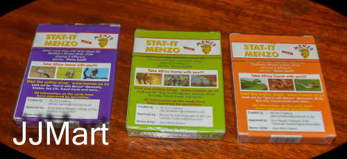 MENZO -  Wildlife Card Series - 3 Packets of cards