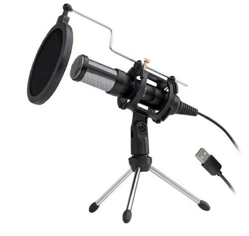 Condenser Microphone - Mic Kit for Studio Recording and Podcast