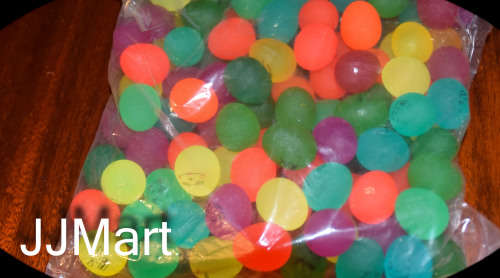 Job Lot Egg Shaped Bounce Balls (Bag)