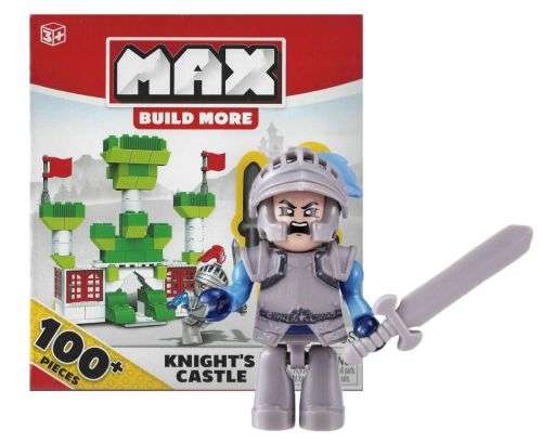 MAX Build More Knight`s Castle 101 Piece Construction Play Set by ZURU