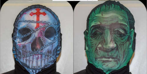 6 x Scary Masks
