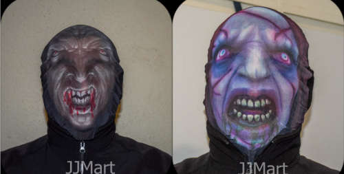 6 x Scary Masks
