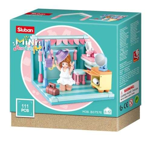 Sluban Mini Handcraft - Dressing Room 111 Pieces