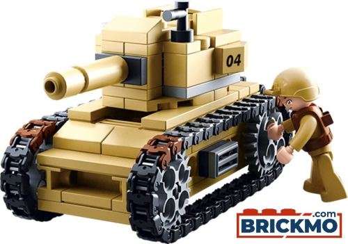 SLUBAN ARMY TANK M38-B0587B - 8 INTO 1 (Box damaged)