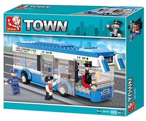 Sluban Town - Single-Decker Bus (235 Pieces)