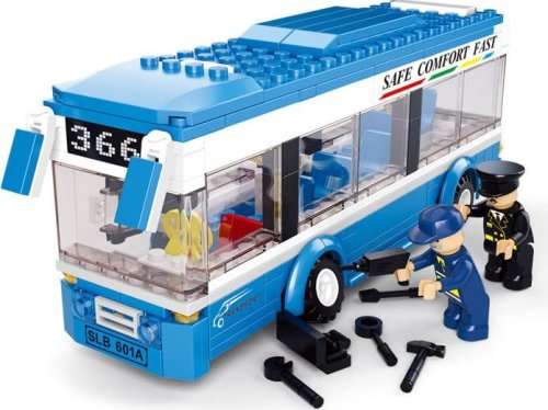 Sluban Town - Single-Decker Bus (235 Pieces)