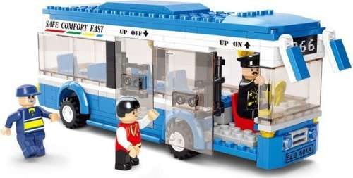 Sluban Town - Single-Decker Bus (235 Pieces)