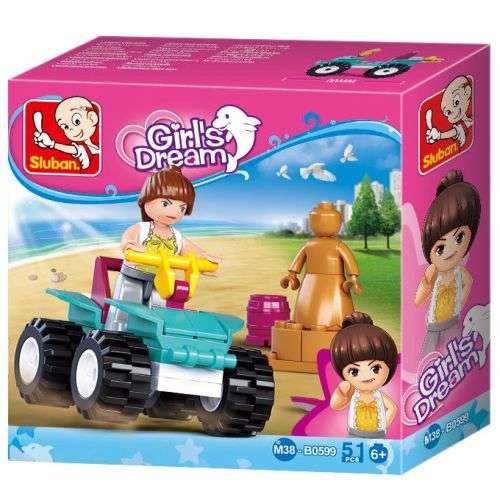 Sluban Girls Dream Quad Bike - 51 Piece