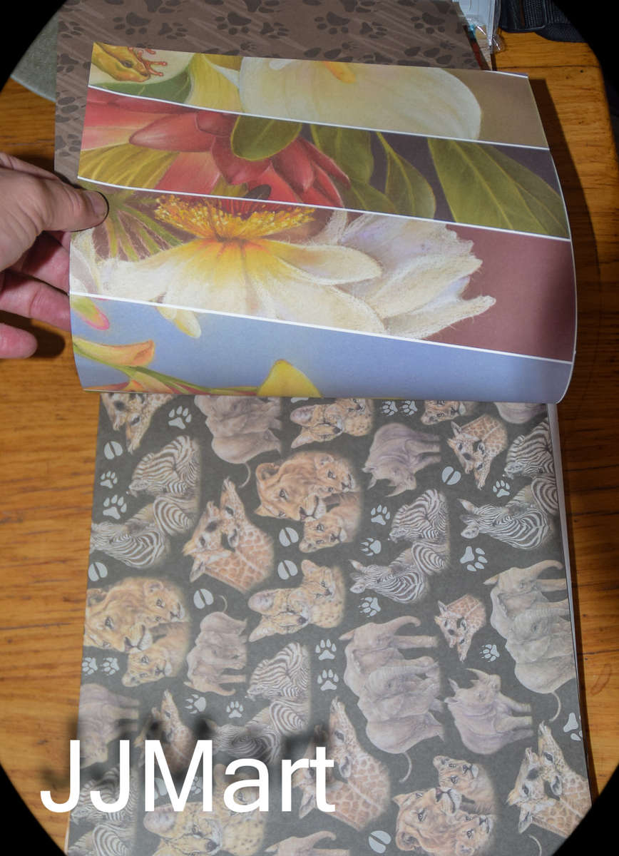 Craft / School Book / Gift Wrapping Pad - Young and wild