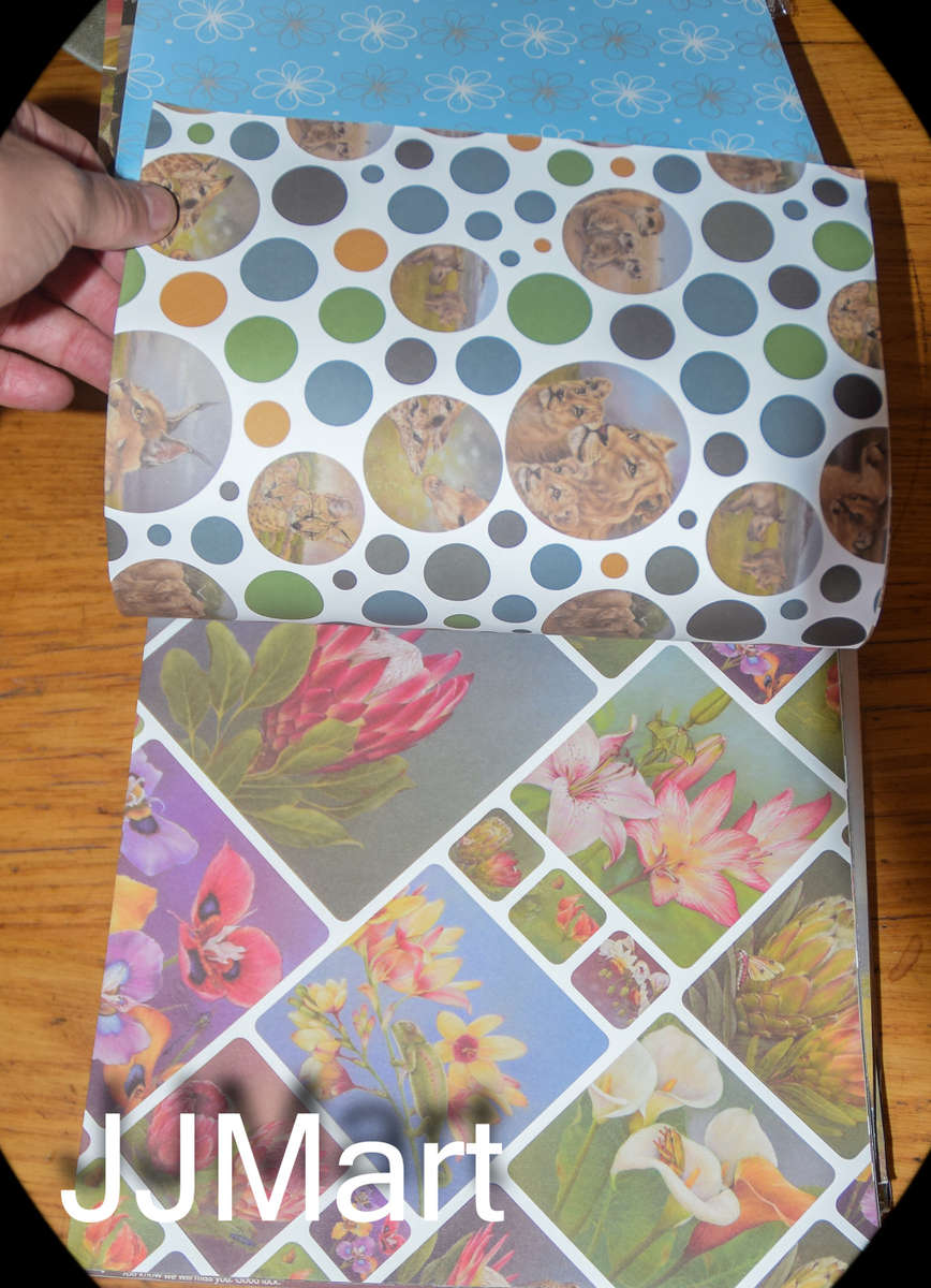 Craft / School Book / Gift Wrapping Pad - Young and wild