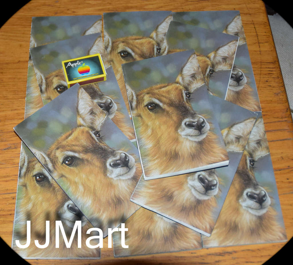 12 x Gloss Animal Notebooks