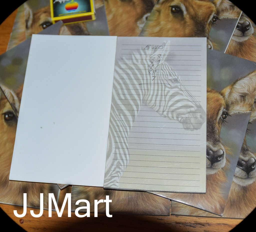 12 x Gloss Animal Notebooks