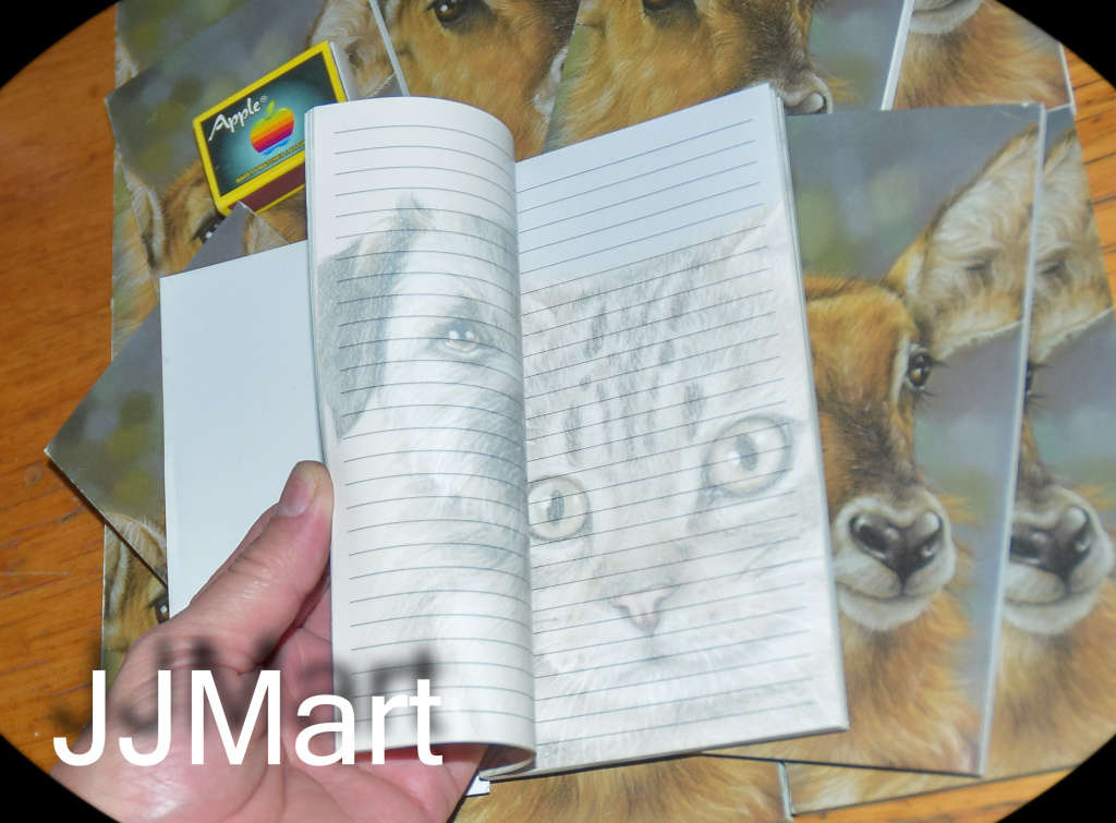 12 x Gloss Animal Notebooks