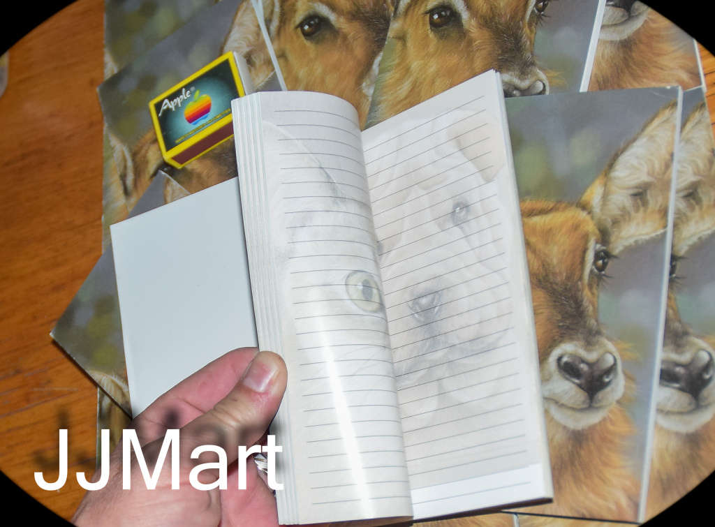 12 x Gloss Animal Notebooks