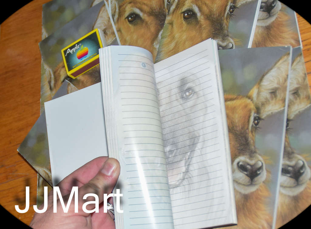 12 x Gloss Animal Notebooks
