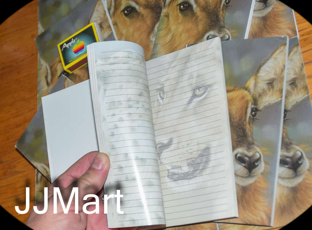 12 x Gloss Animal Notebooks