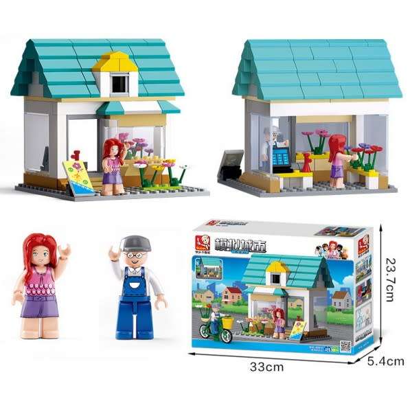 Sluban Town Queenies Flower Shop - 149 Pieces