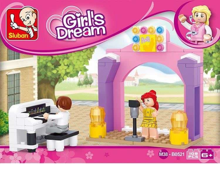 Sluban Girl`s Dream Piano Solo - 109 Piece (Box damaged)