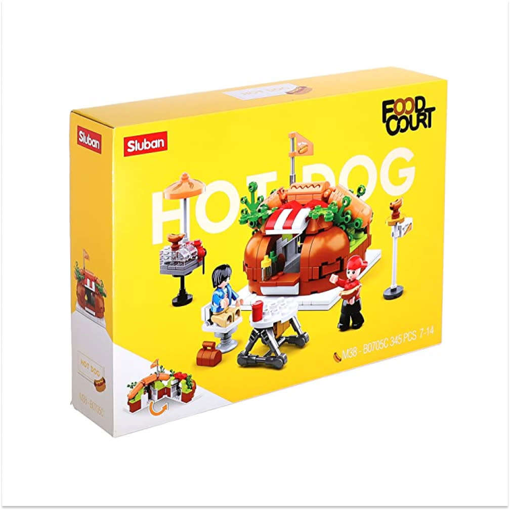 Sluban Foodcourt - Hotdog House  345pcs (Box damaged)