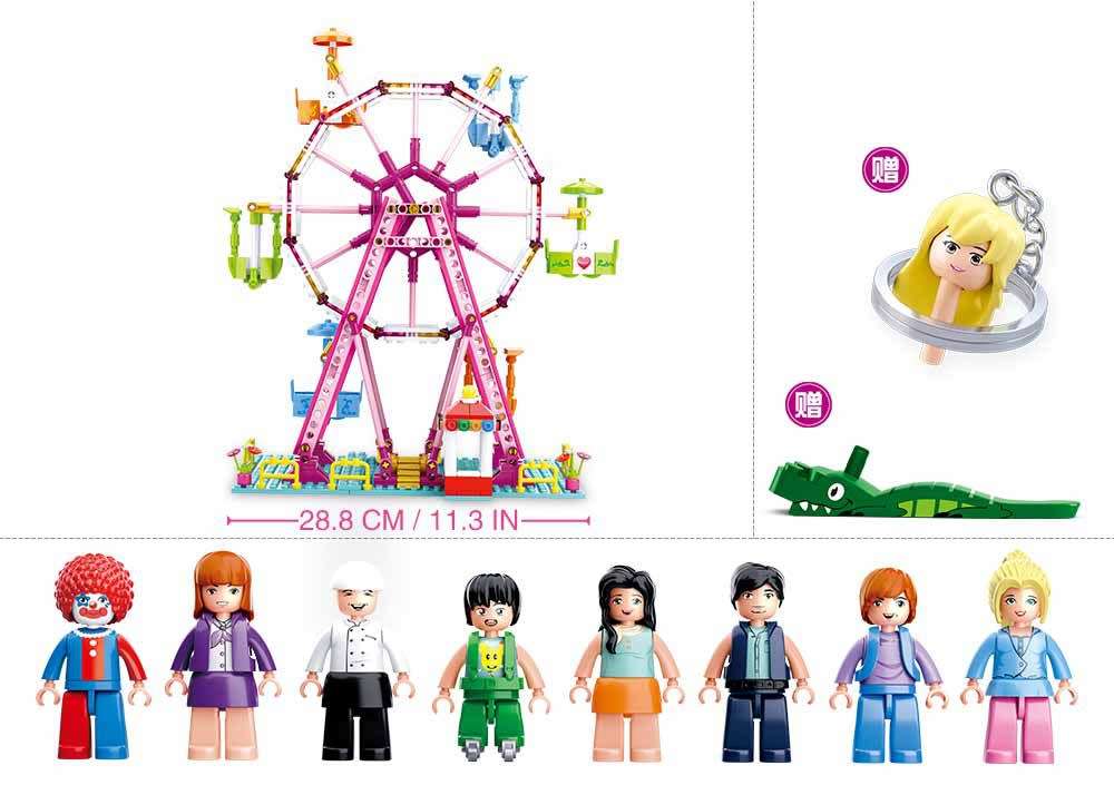 Sluban Girls Dream - Ferris Wheel 789 pcs (Unboxed)