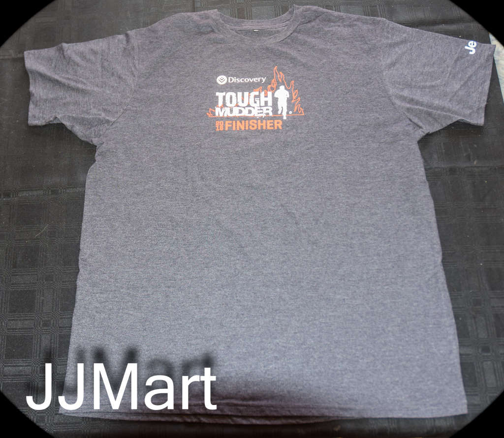 Original Grey Melange Tough Mudder Finisher T- shirt - Size XL ( 2 available)