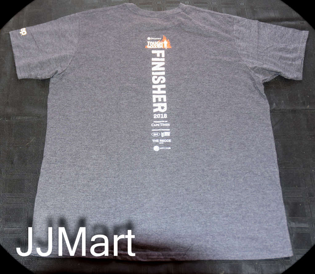 Original Grey Melange Tough Mudder Finisher T- shirt - Size XL ( 2 available)