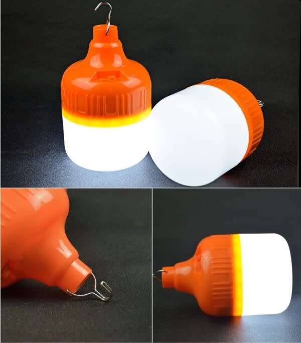 RECHARGEABLE LOAD SHEDDING 15W PORTABLE EMERGENCY LIGHT BULB (10 available)