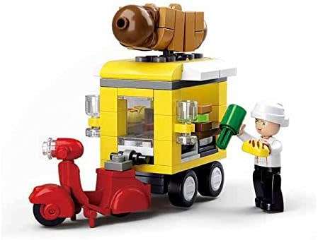 Sluban Hot Dog Dining Car Building Bricks Set - 112 pcs  (Box damaged)