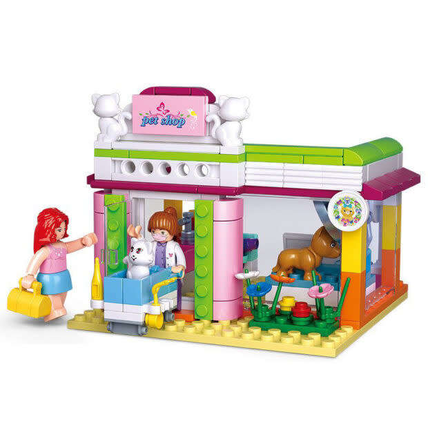 Sluban Girls Dream Pet Shop - 195 Piece (unboxed)