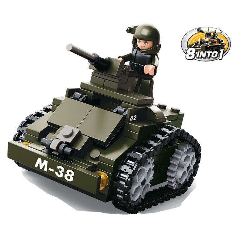 Sluban Building Bricks Armoured Vehicle 151 Pcs (Box damaged)