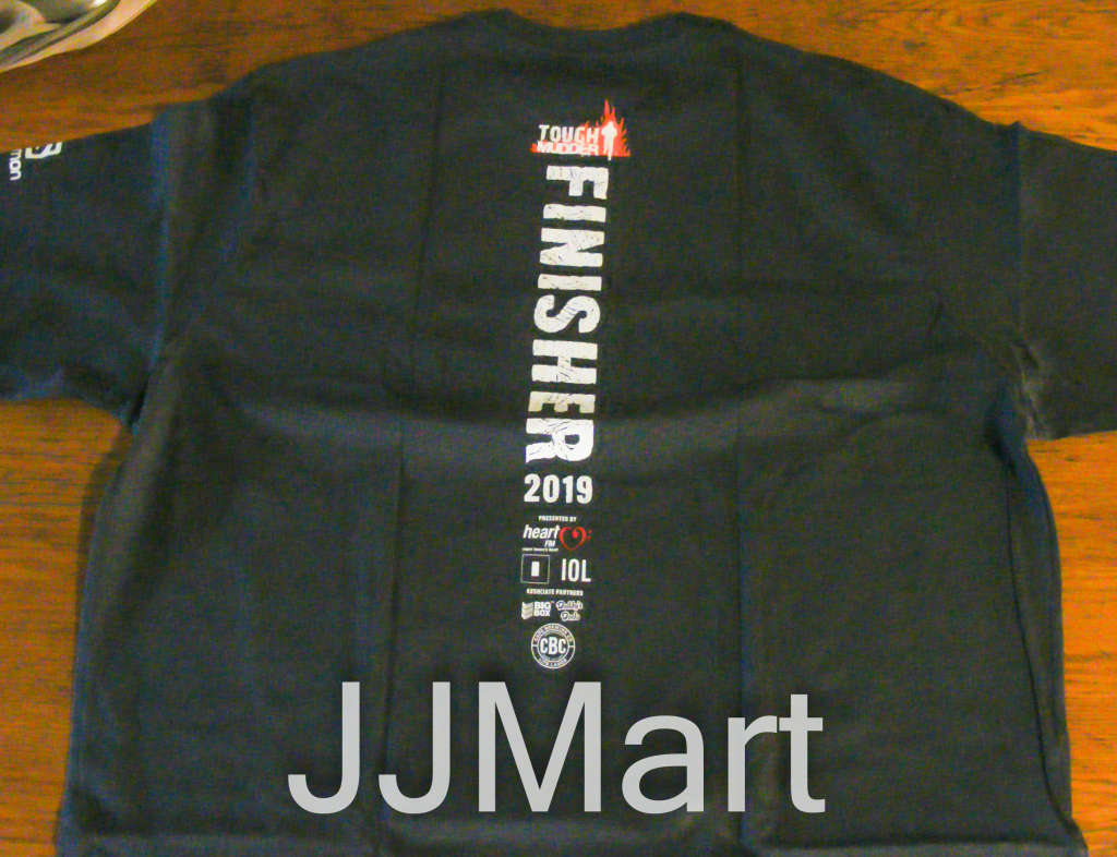 Original Salomon Steel Grey Tough Mudder Finisher T- shirt - Size 2XL