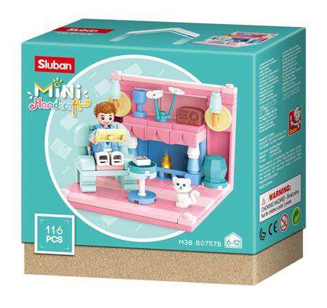 Sluban Brick Mini Handcraft Sitting Room 116 Pieces