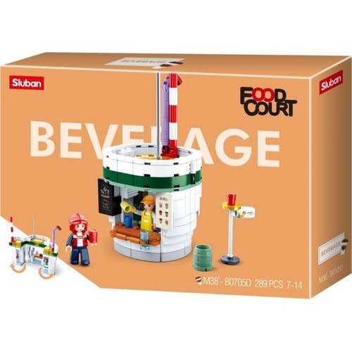 Sluban Foodcourt - Beverage House (289 Pieces) (Box damaged)
