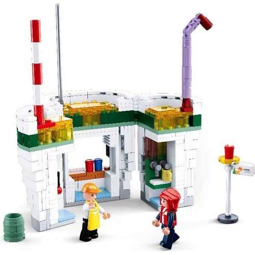 Sluban Foodcourt - Beverage House (289 Pieces) (Box damaged)