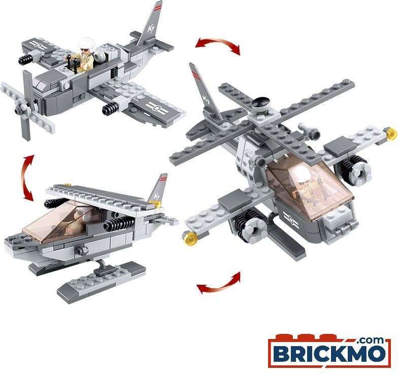 Sluban Army Helicopter 3-in-1 (144 pieces)