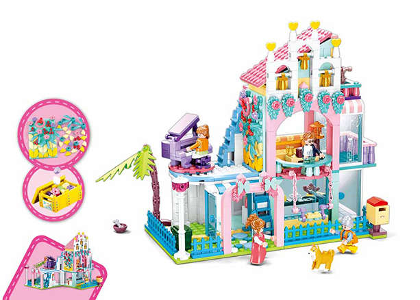 Sluban Girl`s Dream Apartment - 601 Piece (box damaged)