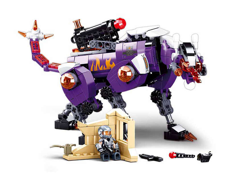 Sluban Sword Master Atomic Storm - 382 Piece (box damaged)