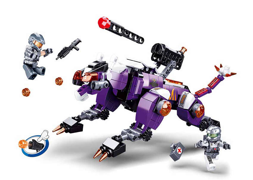 Sluban Sword Master Atomic Storm - 382 Piece (box damaged)