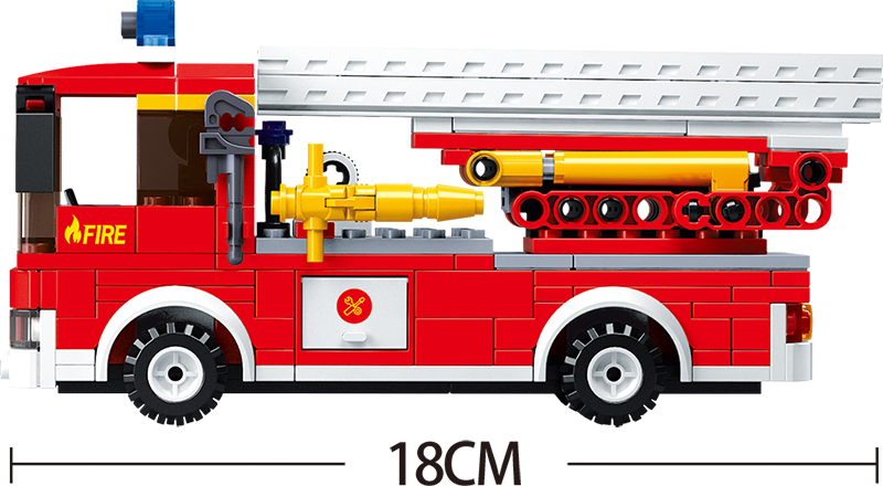 Sluban Fire Engine Truck - 269 Pieces