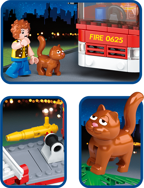 Sluban Fire Engine Truck - 269 Pieces