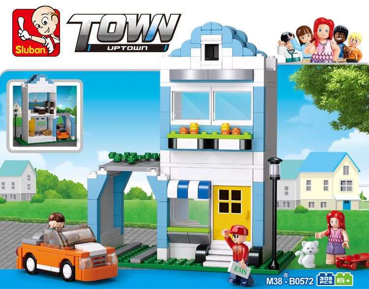 Sluban Town  Lemy & Queenies apartment   305 Pieces.