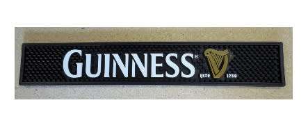 Durable Non-Slip Guinness Bar Rail Spill Mat - Perfect for Wet Bar or Man Cave