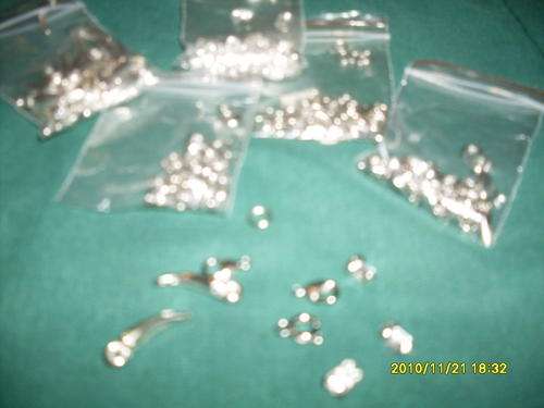 Silver beading accessories