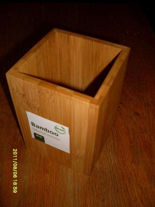 Bamboo Utensil holder