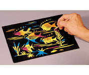 Awesome product! Scratch-art paper.First on BOB!