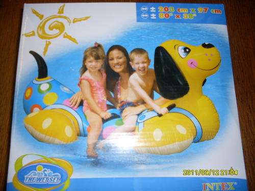 Kiddies pool ride on