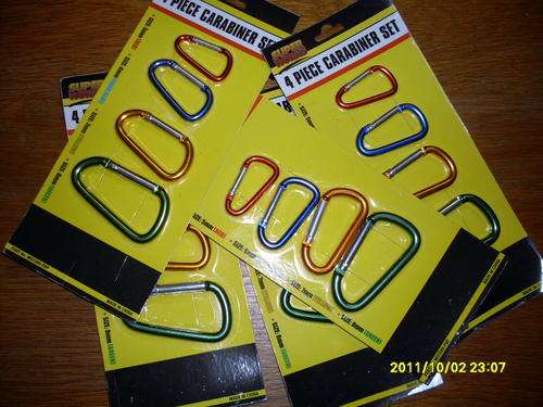 Job Lot carabiner sets