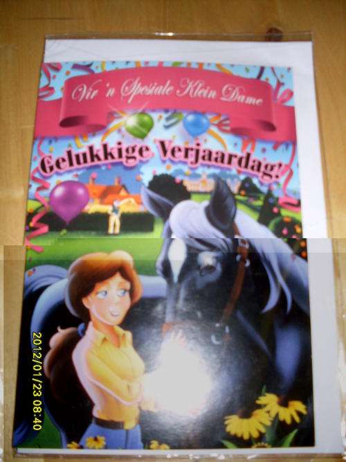 Unieke Verjaarsdagkaartjie + DVD!