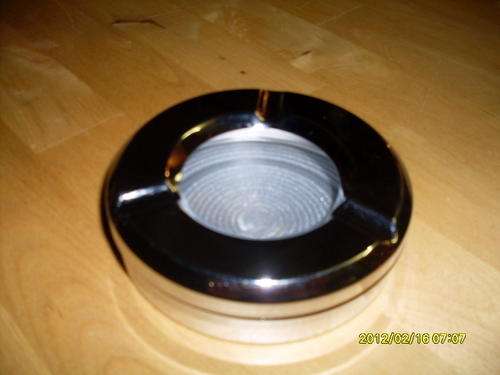 Beautiful Chrome Ashtray!