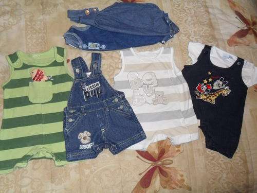 Adorable dungaree type sets for baby boy